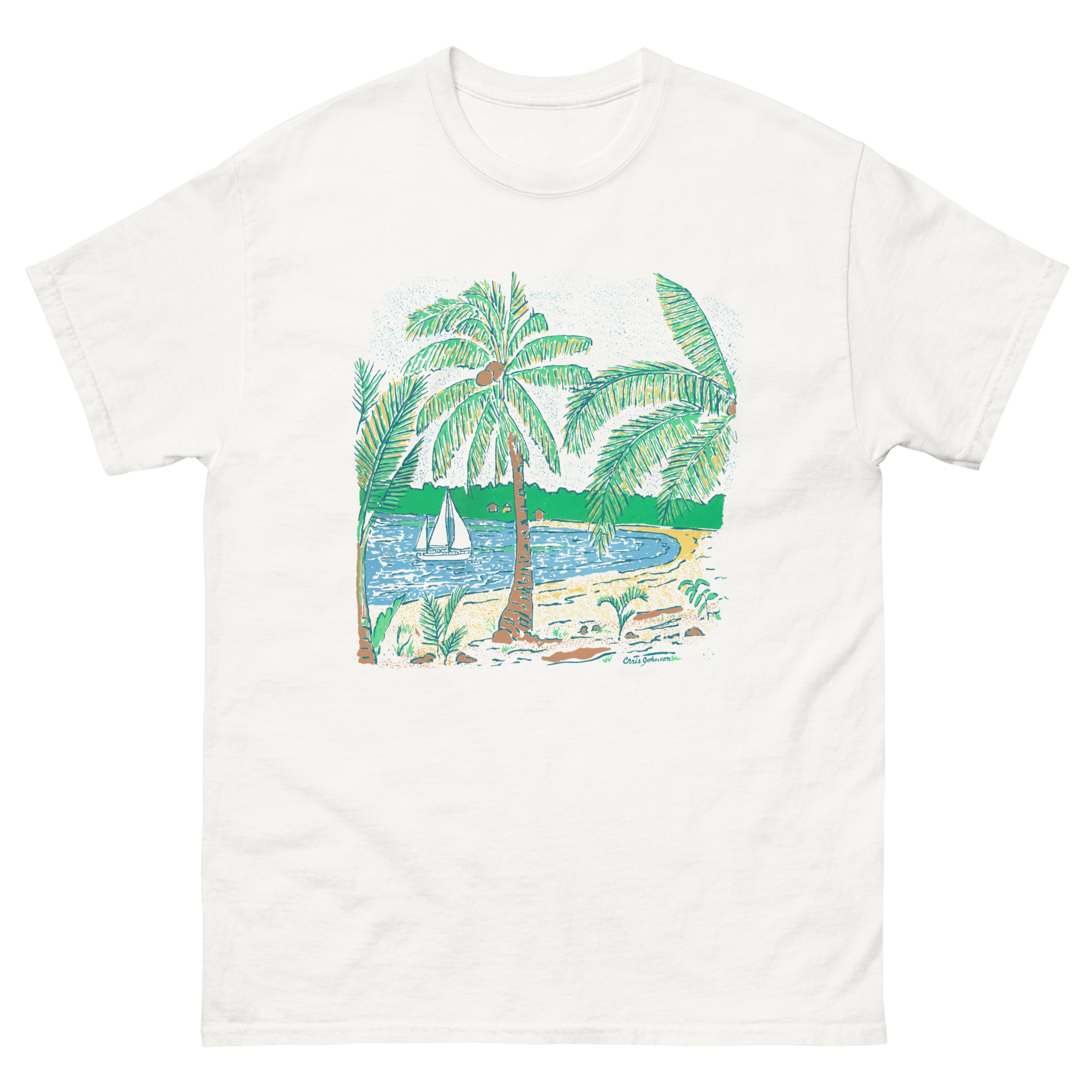 Palmtrees at the Beach  - Unisex classic tee