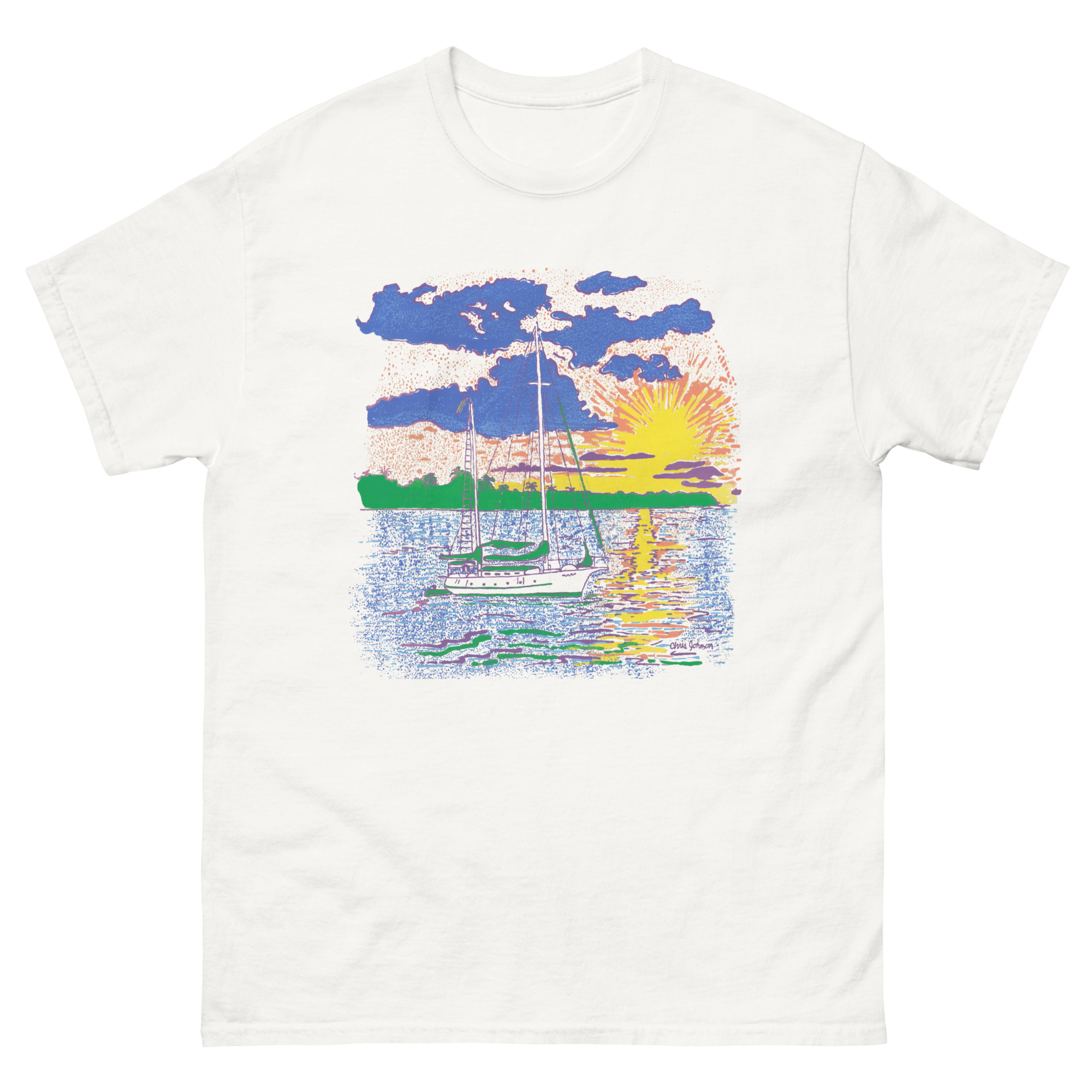 Sailboat at Sunset - Unisex classic tee