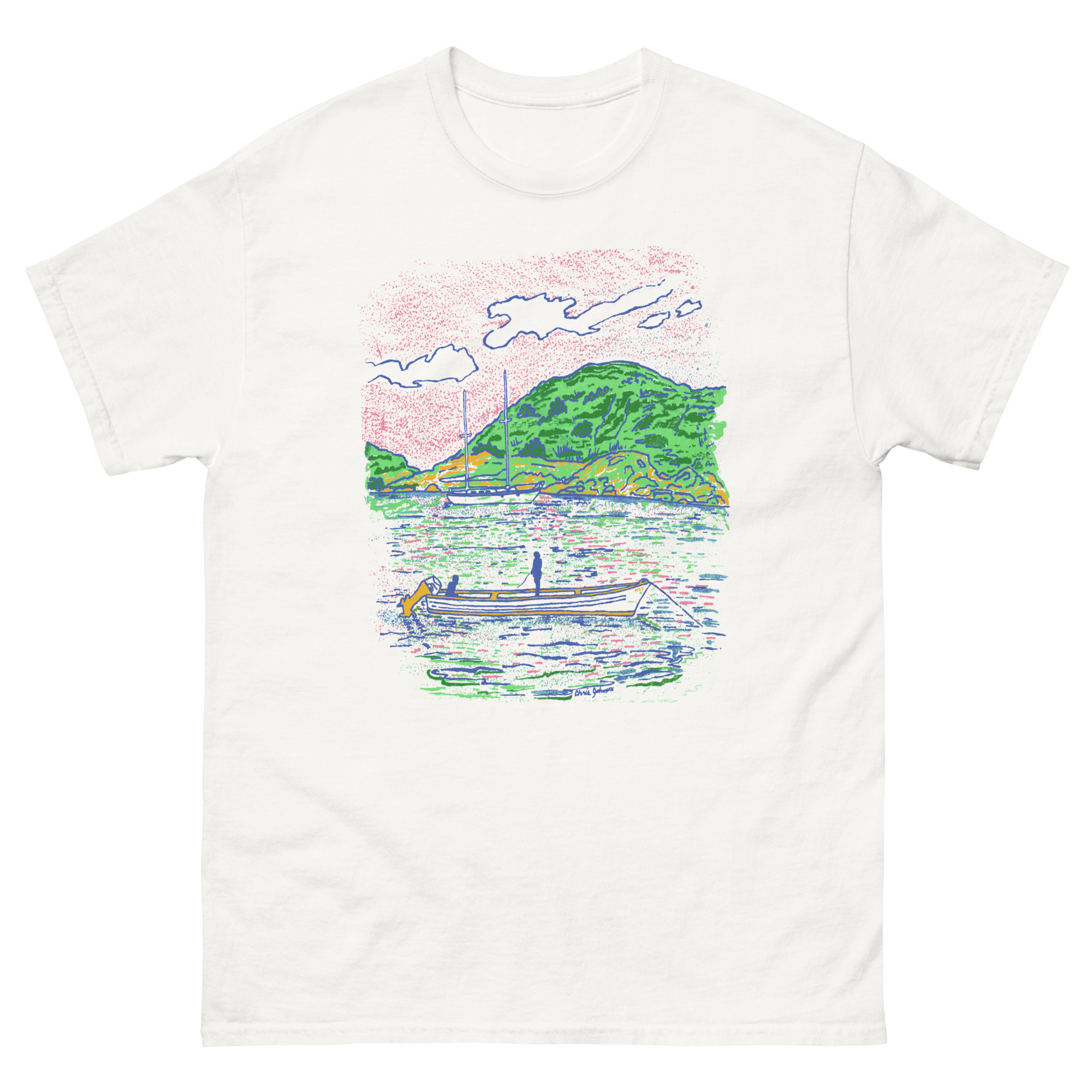 Fishing from the Longboat - Unisex classic tee