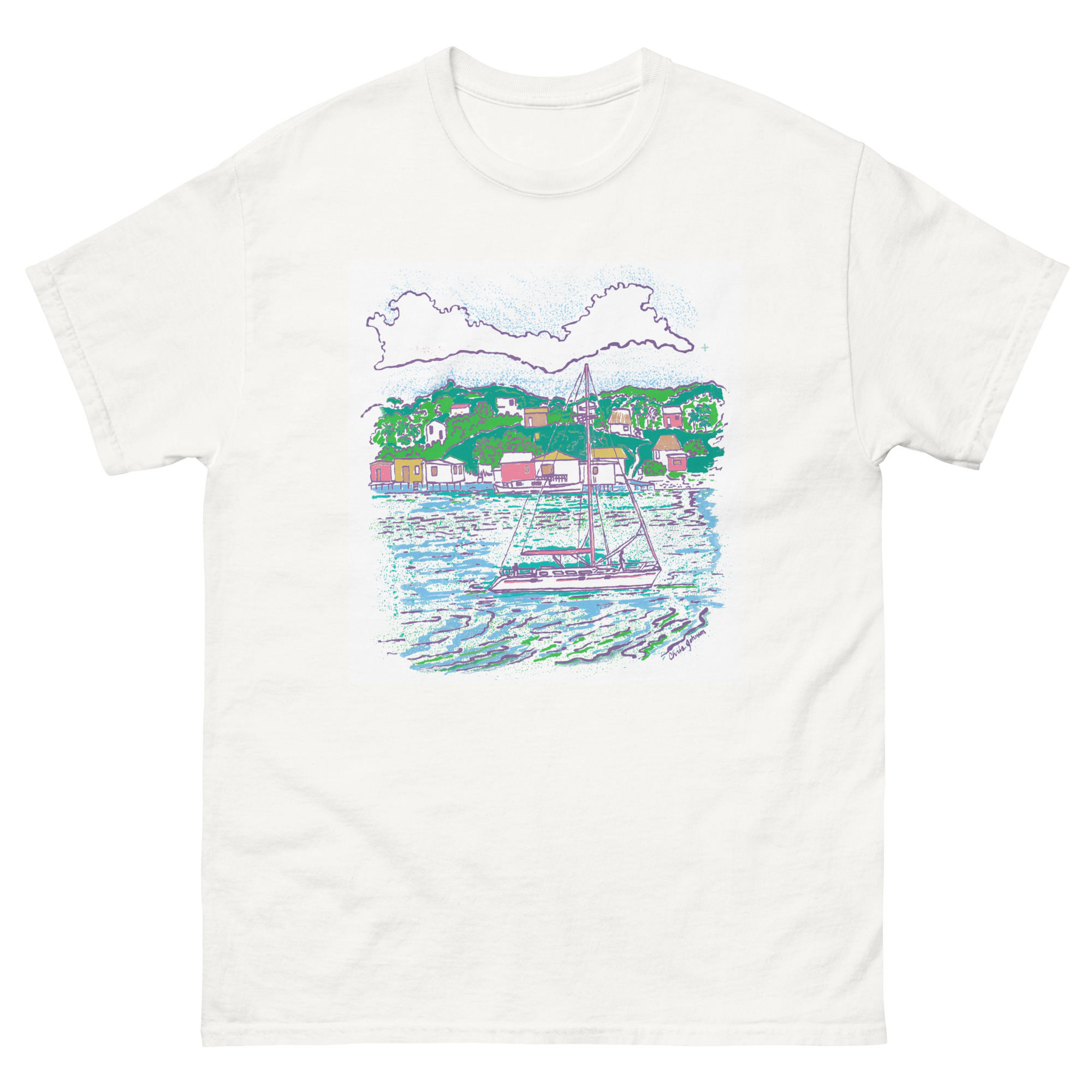 Lazy day to stop in the Bay - Unisex classic tee