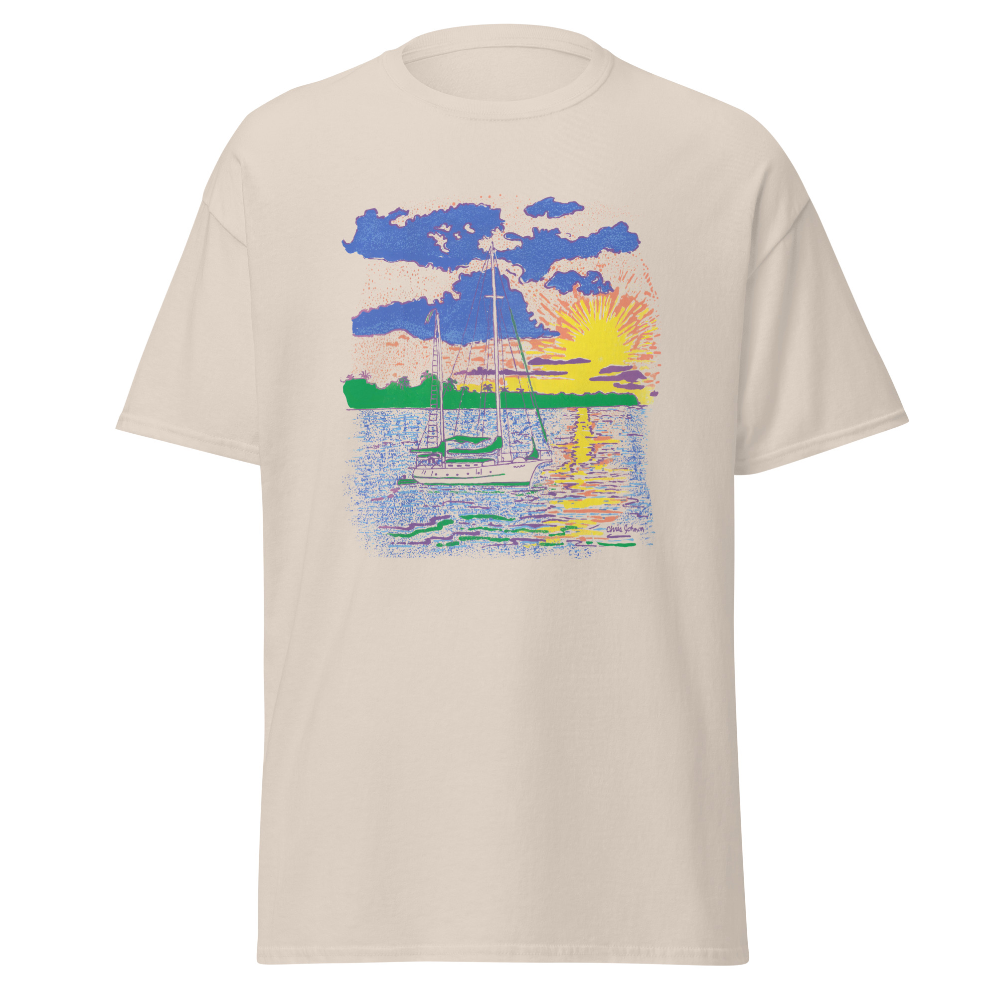 Sailboat at Sunset – Unisex classic tee