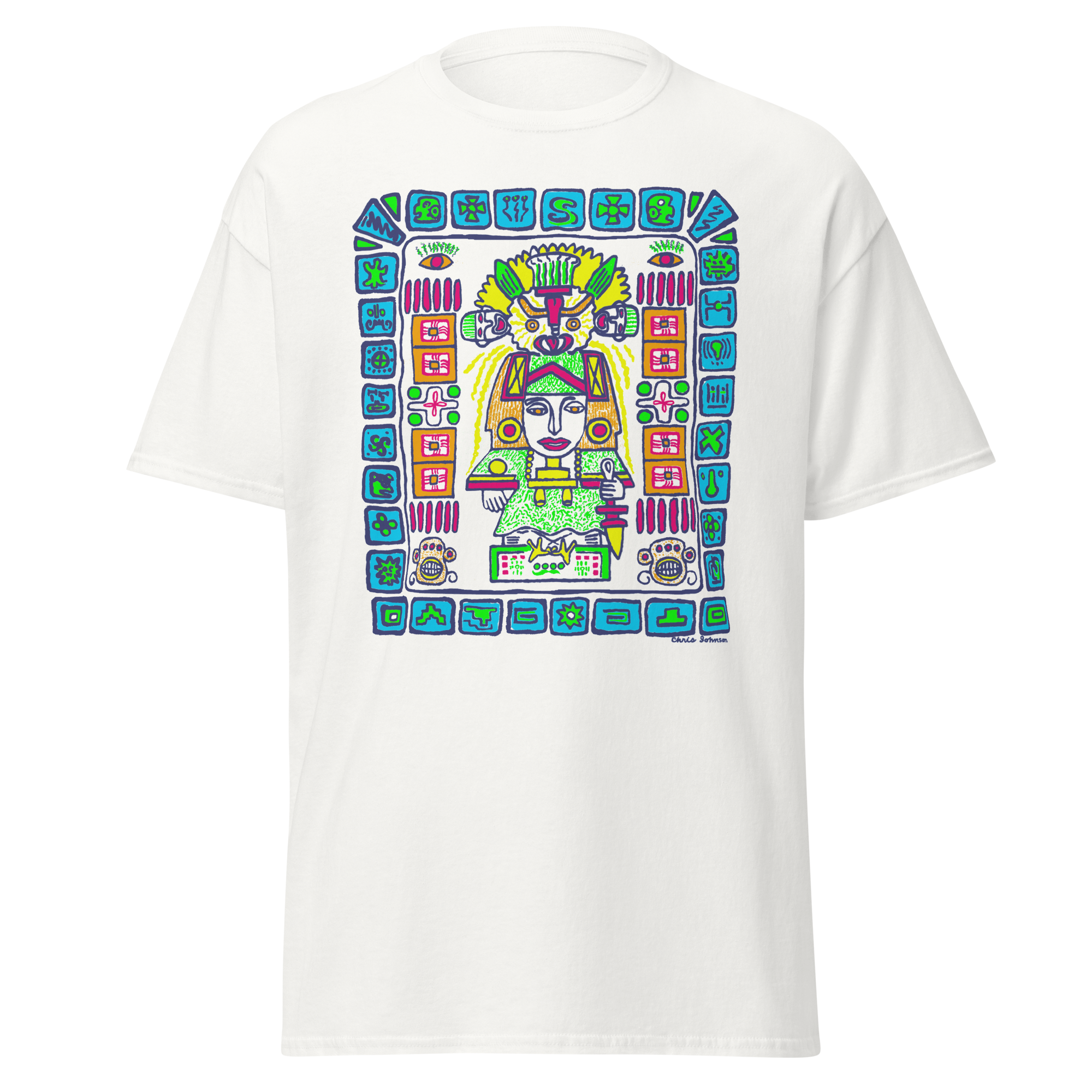 Mayan Goddess Glyph - Unisex classic tee | Gildan 5000